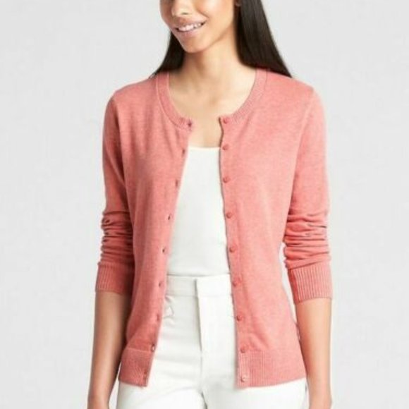 gap pink cardigan